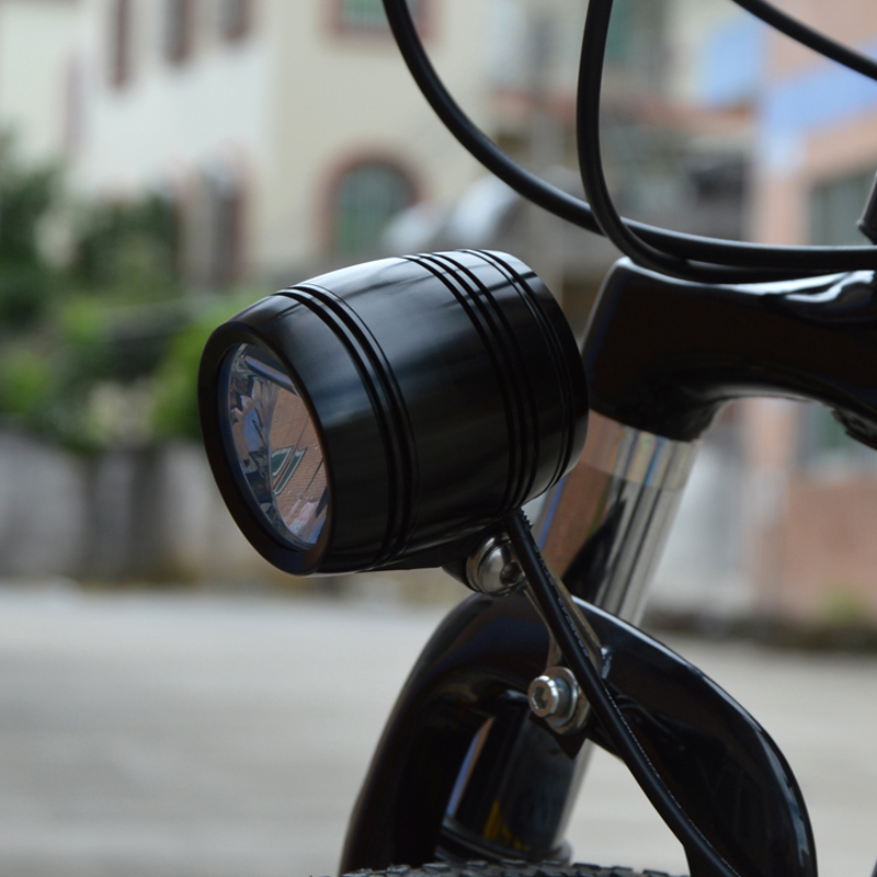 Bike Dynamo Light - 自転車フロントヘッドライトランプハブダイナモ用リアライトケーブル付きコンパクト高輝度テールライト自転車懐中電灯サイクリングアクセサリー