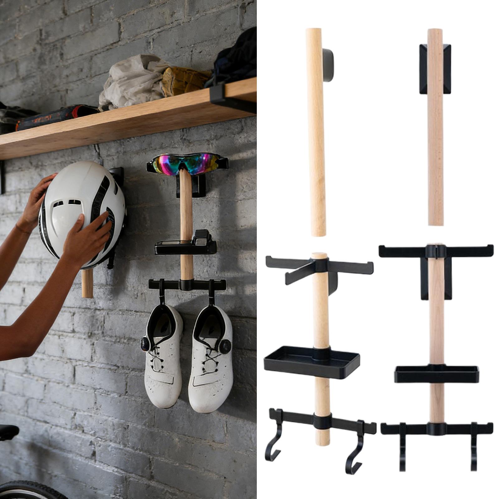 Cycling Gear Wall Mount - サイクリング用品収納壁掛けホルダー サイクリングヘルメット/メガネ/シューズディスプレイ収納ハンガー サイクリング用品マウント用