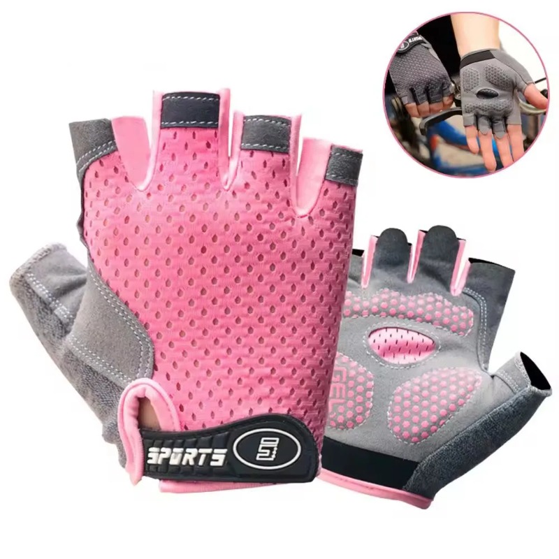 Cycling Hand Gear - 滑り止め子供用通気性サイクリンググローブ男の子女の子用モトバランスバイクトレーニングアウトドアスポーツ衝撃吸収保護ハンドギア
