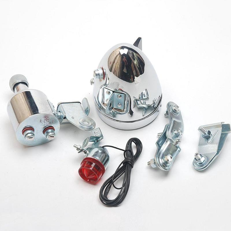 Bike Dynamo Light - 652F 12V 6W 発電機ヘッドライトテールライトセットフリクションダイナモスライト使いやすい