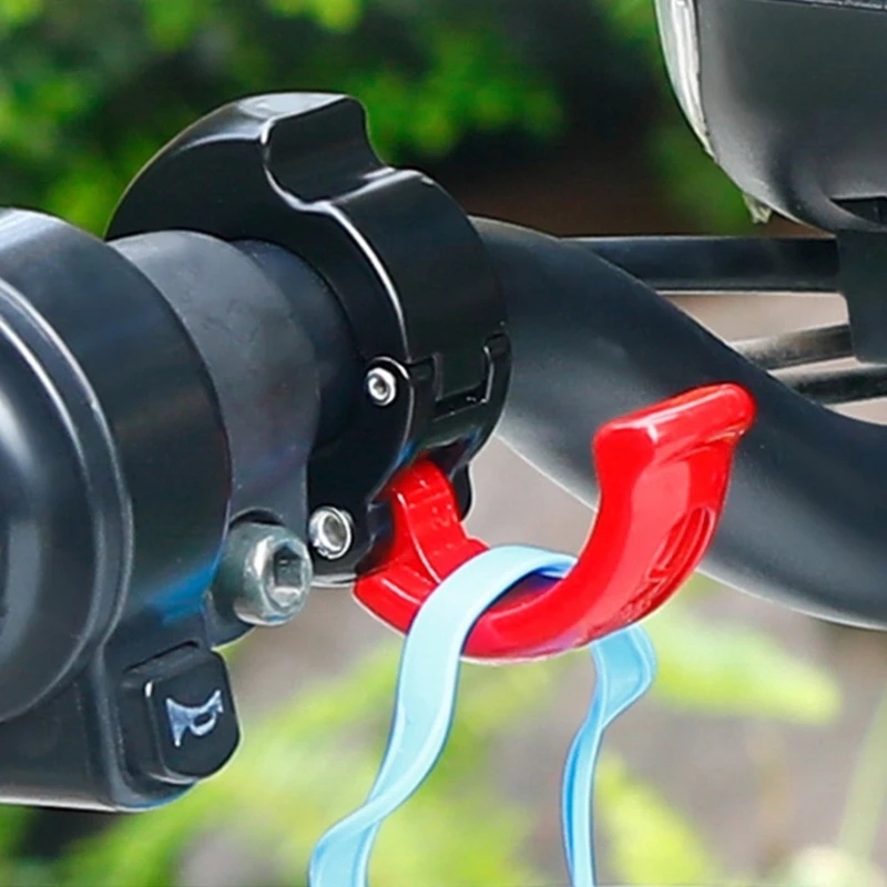 Cycling Gear Organizer - ユニバーサルノードリル自転車ハンドルバーフック多機能ヘルメットバッグハンガーサイクリングアクセサリーフィットMTB Eバイクロードバイクスクーター