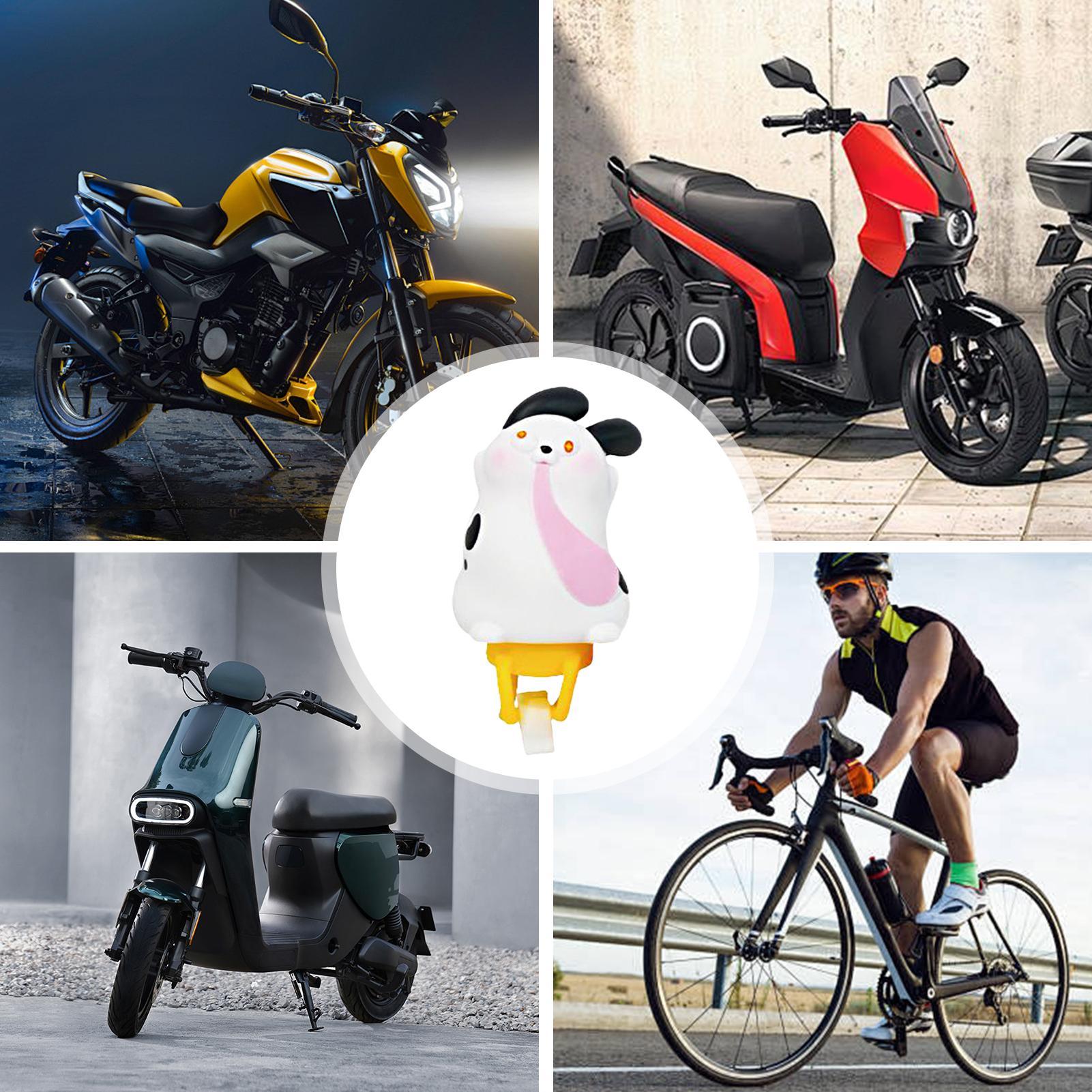 Bicycle Helmet - 自転車飾り漫画動物自転車ハンドルバー装飾防水サイクリングアクセサリーステムキッズヘルメットモーターライディング用