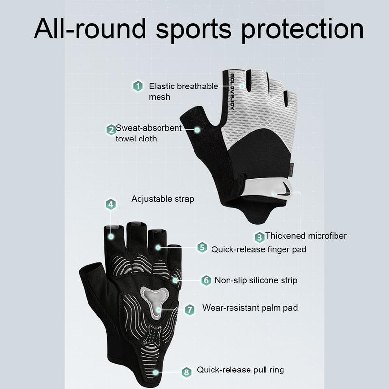 サイクリンググローブ ハーフフィンガー ライディンググローブ - Cycling Hand Gear のレビューと価格