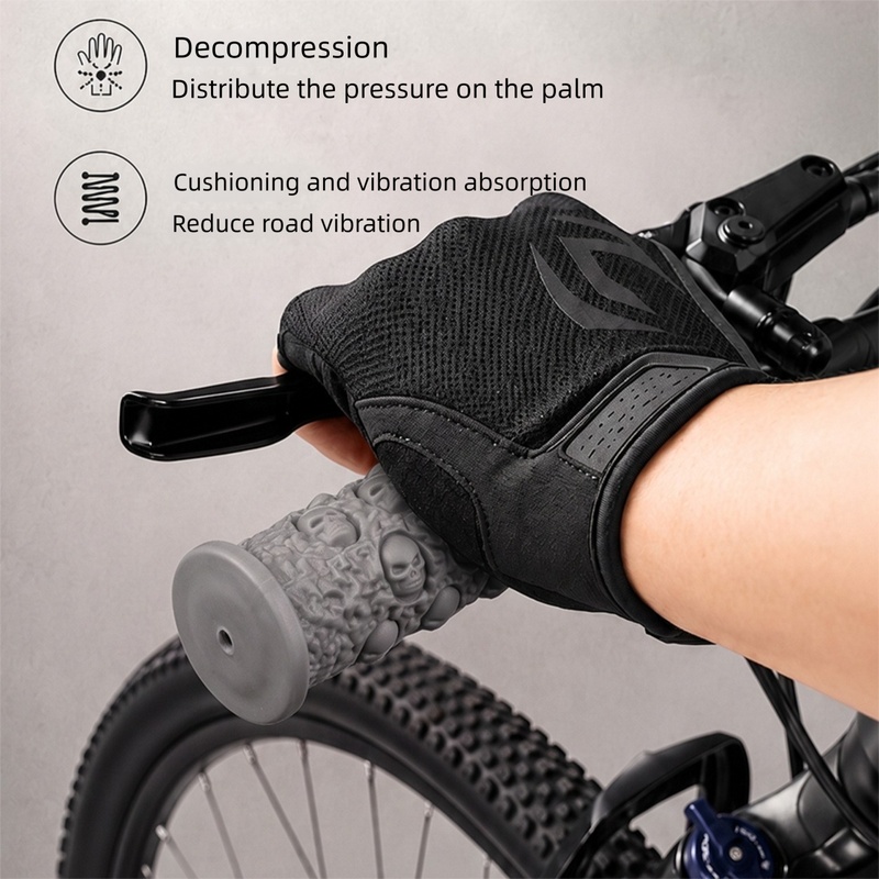 自転車ハンドルバーグリップ、スカルロックオンTPE滑り止めハ - Cycling Hand Gear のレビューと価格