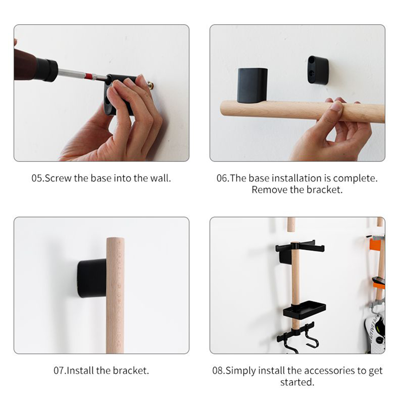 サイクリング用品収納壁掛けホルダー サイクリングヘルメット/ - Cycling Gear Wall Mount のレビューと価格