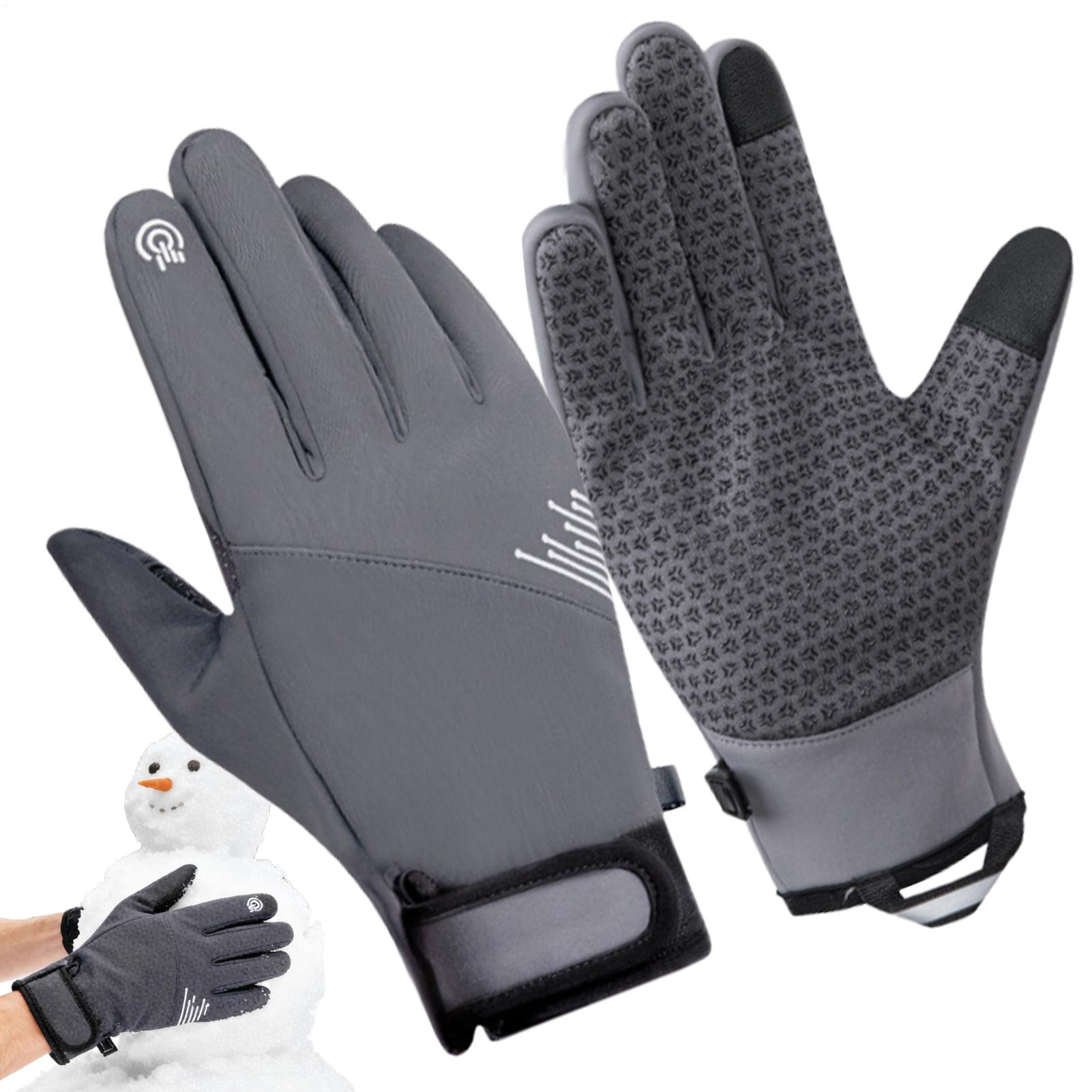 冬用手袋 防風 タッチスクリーン対応 寒さ対策 スノーグロー - Cycling Gear For Cold Weather のレビューと価格