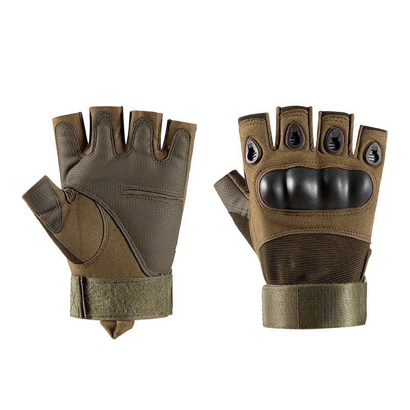 メンズ タクティカル ハーフフィンガー グローブ - 滑り止 - Cycling Hand Gear のレビューと価格