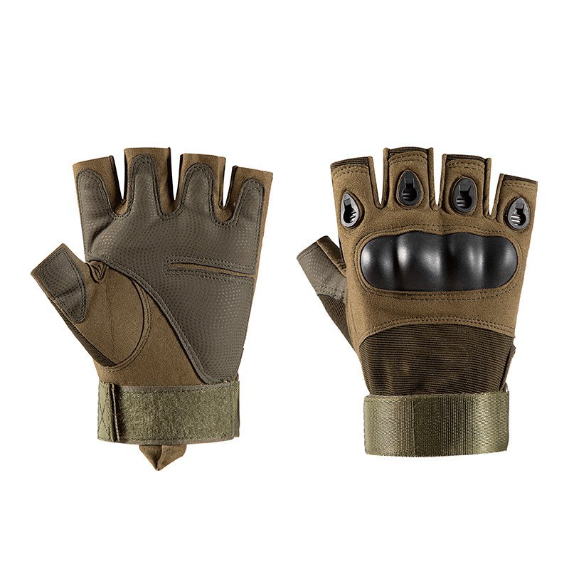 メンズ タクティカル ハーフフィンガー グローブ - 滑り止 - Cycling Hand Gear のレビューと価格