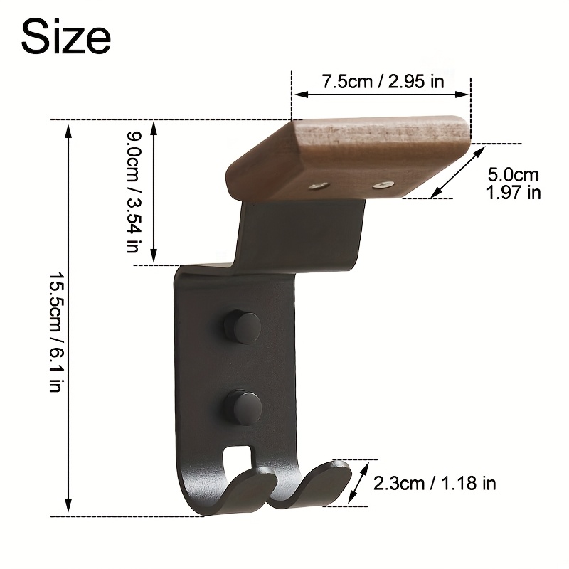 オートバイヘルメットホルダー無垢材強力スチールデザインヘルメ - Cycling Gear Wall Mount のレビューと価格