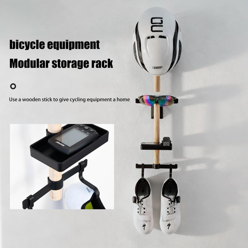 自転車デスクトップオーガナイザーディスプレイマウント1セット - Cycling Gear Wall Mount のレビューと価格