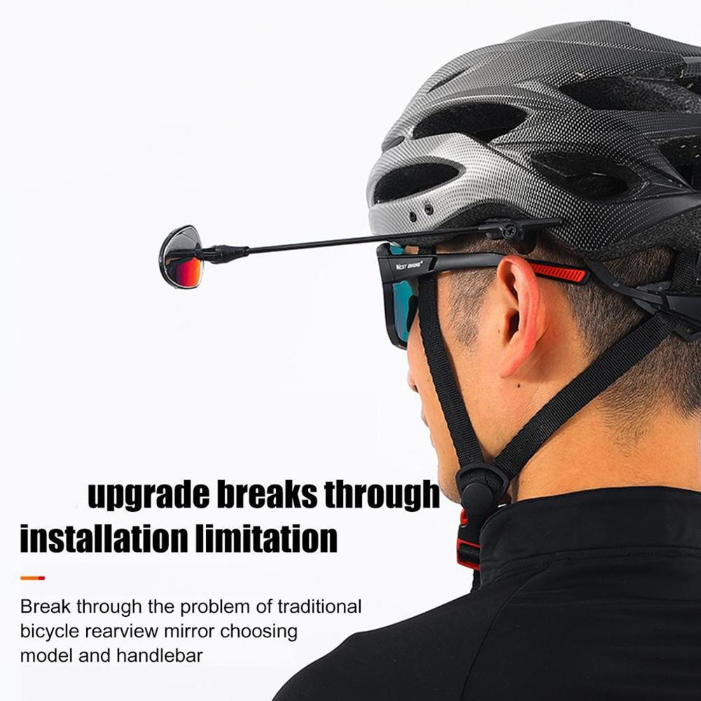 L79A 調整可能なMTBロードバイク用ヘルメットミラー、後 - Bicycle Helmet のレビューと価格