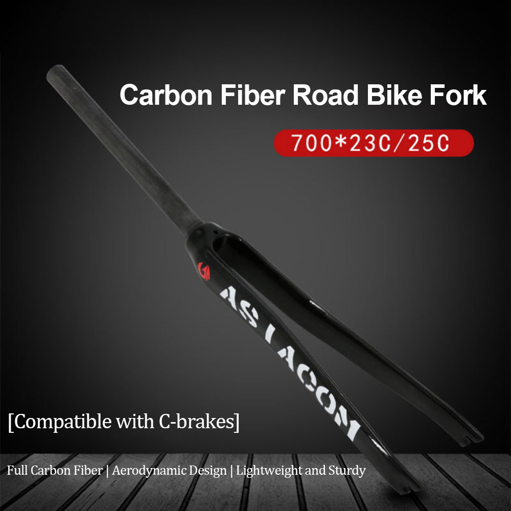 フルカーボンロードバイク固定ギアリジッドフロントフォークCブ - Cycling Gear Inches のレビューと価格