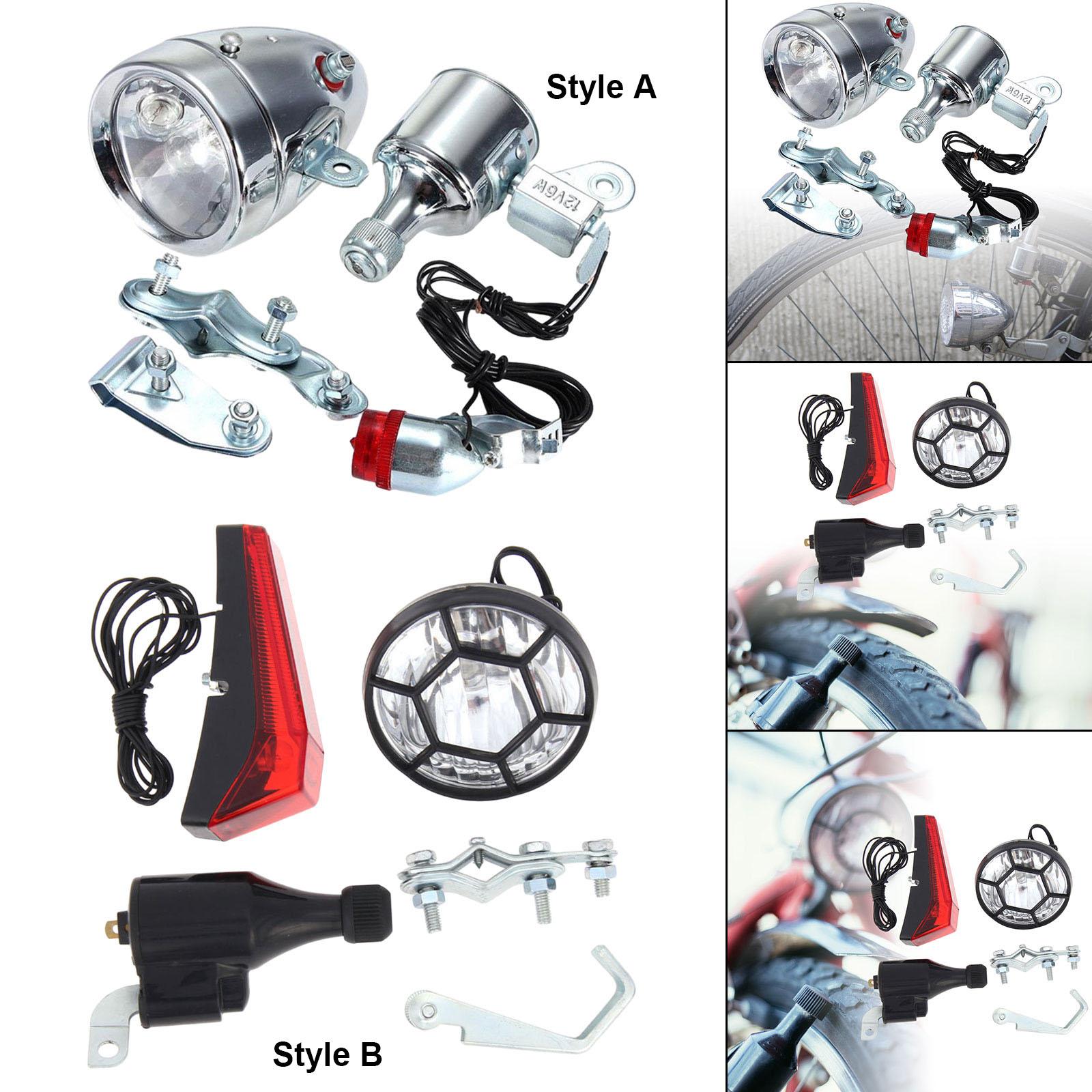 ダイナモ自転車ライトセット 取り付け簡単 環境に優しい 付属 - Bike Dynamo Light のレビューと価格