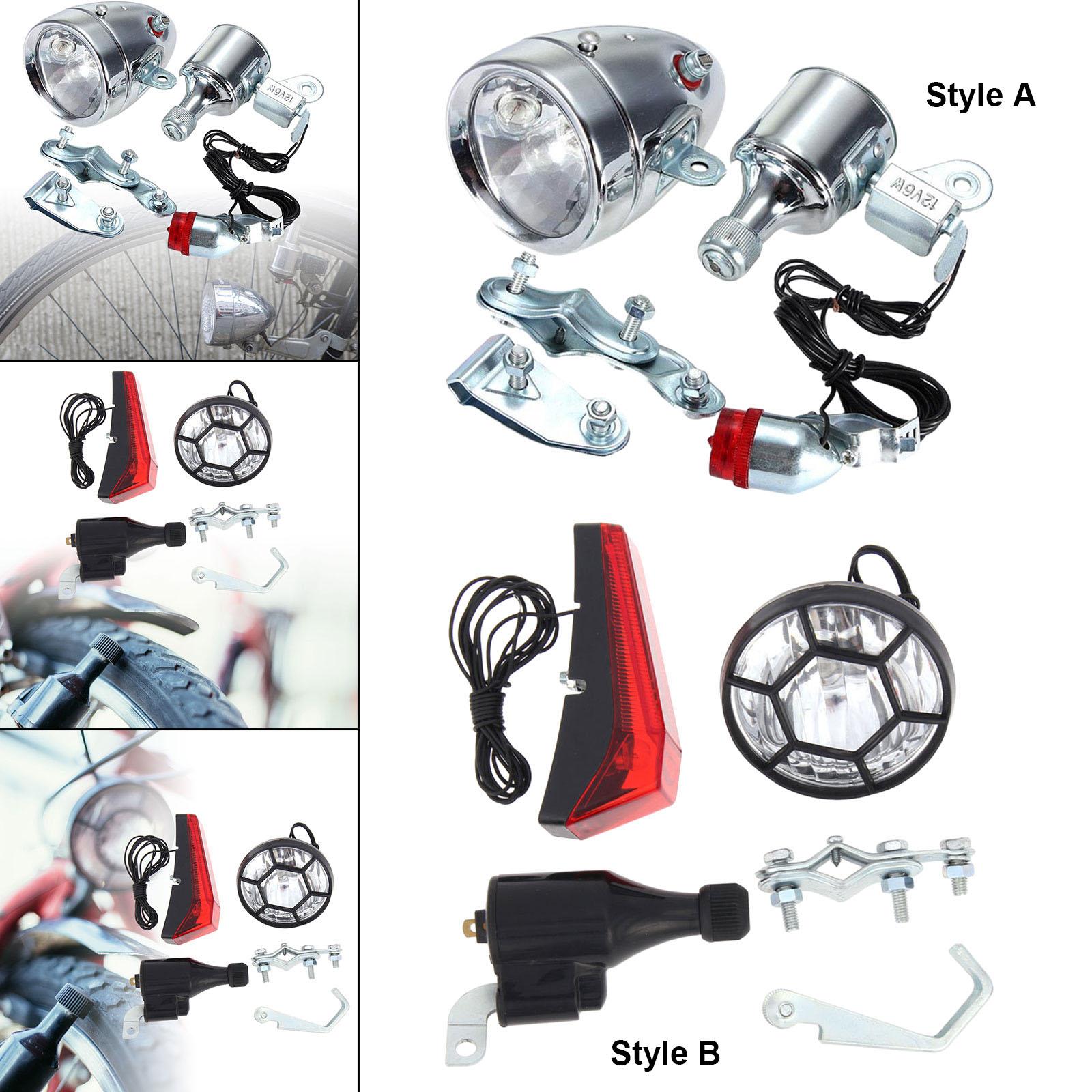ダイナモ自転車ライトセット 取り付け簡単 環境に優しい 付属 - Bike Dynamo Light のレビューと価格