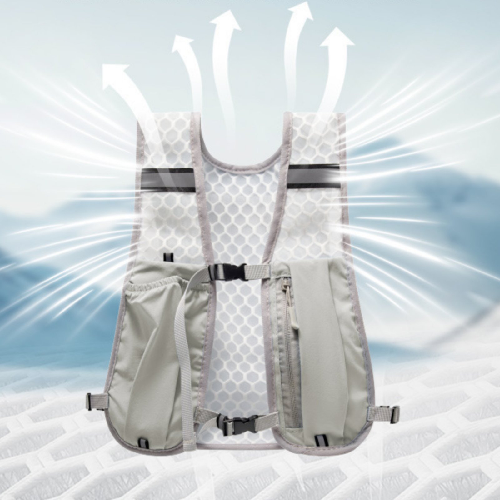 ハイドレーションベストバックパック 調節可能なフィット感 サ - Cycling Hand Gear のレビューと価格