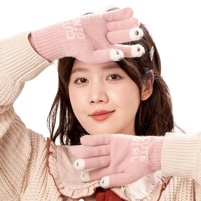 女性用のタッチスクリーンフィンガー付きの弾性手袋,暖かい手袋 - Cycling Gear For Cold Weather のレビューと価格
