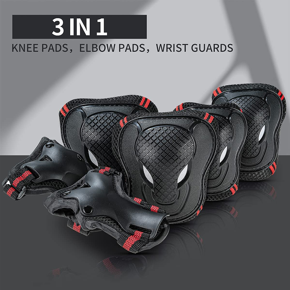 6-ピース/セットスポーツ保護具セット,膝パッド,肘パッド, - Cycling Hand Gear のレビューと価格