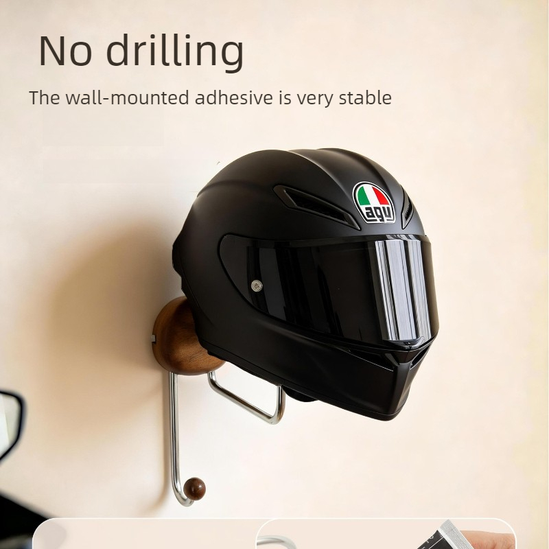 壁掛け式ヘルメット収納ラック 穴あけ不要 高耐久性 ヘルメッ - Cycling Gear Wall Mount のレビューと価格