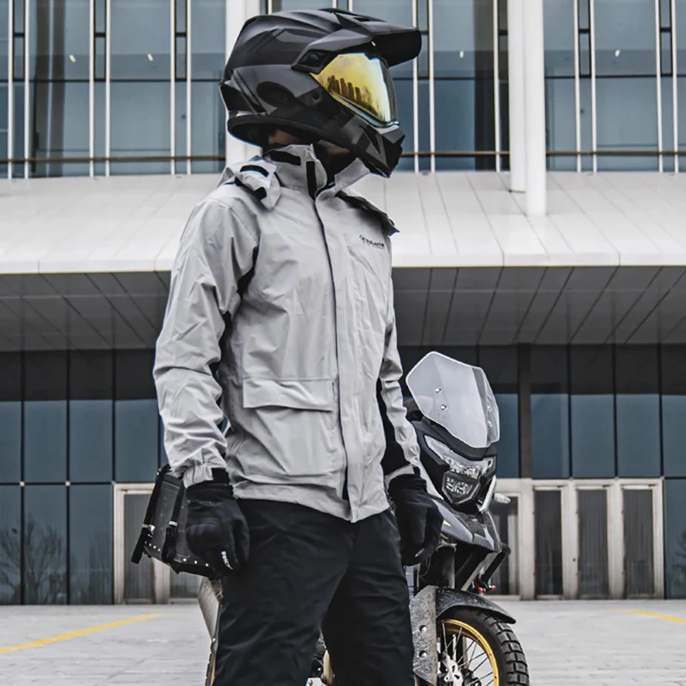 男性と女性のためのオートバイのレインコート,ライダースーツ, - Cycling Gear For Men のレビューと価格