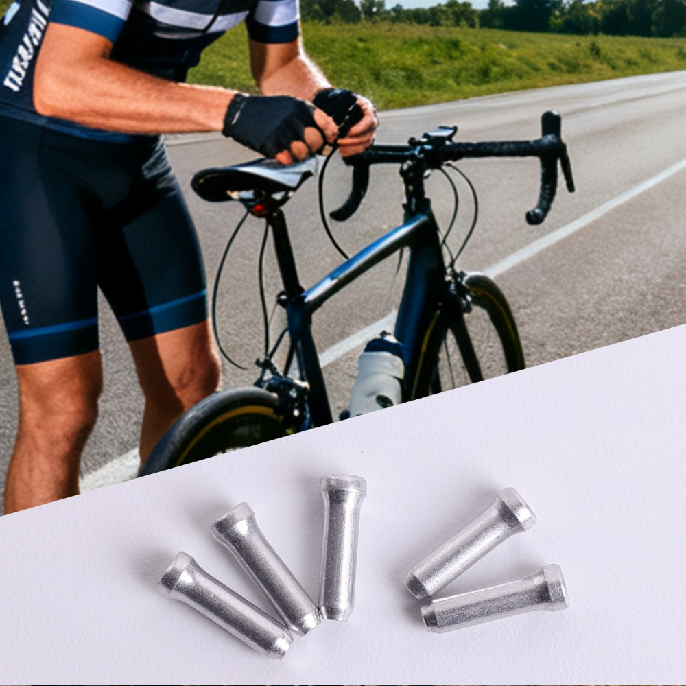 自転車ケーブルエンドキャップアルミ合金シルバーロード自転車ブ - Cycling Gear Tips のレビューと価格