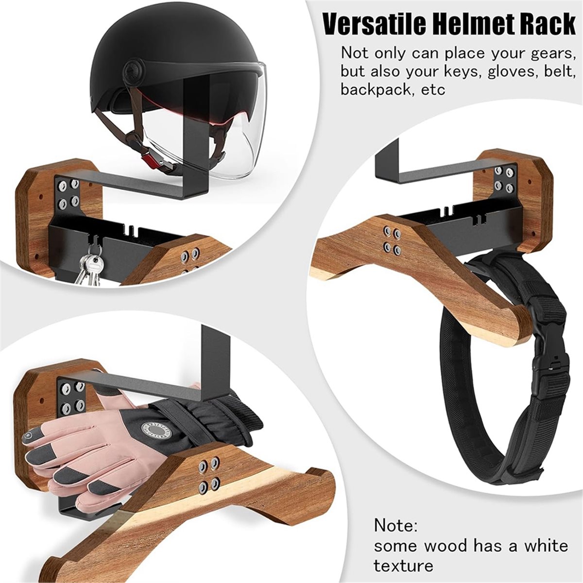618メガセール ヘルメットホルダー - オートバイ/フット - Cycling Gear Wall Mount のレビューと価格