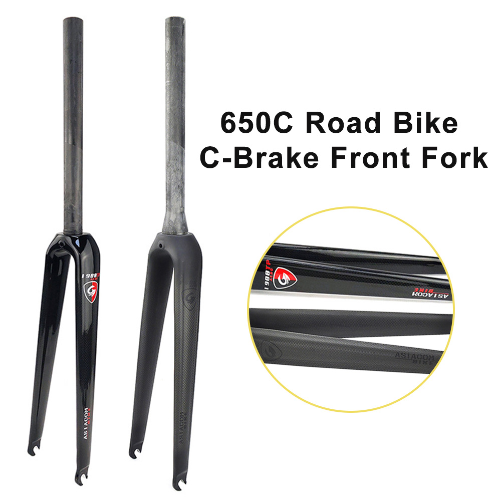 650C フルカーボンリジッドフロントフォークロードバイク  - Cycling Gear Inches のレビューと価格