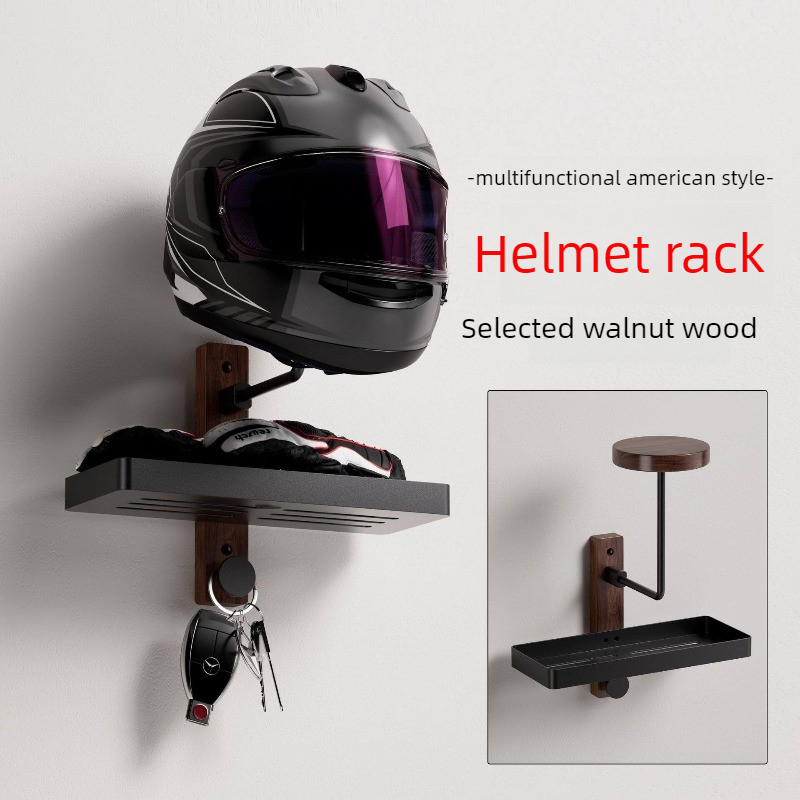 多機能壁掛けヘルメットホルダー 安全帽ハンギングラック サイ - Cycling Gear Wall Mount のレビューと価格